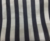 100% silk organza beige and black stripes fabric 54&quot; by the yard