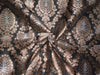 Silk Brocade Fabric Black,Metallic Silver &amp; Metallic Gold Color 44" wide BRO295[1]