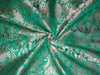 Silk Brocade Fabric king khab [kings dream]Red,Green &amp; Metallic Gold color BRO283[1]