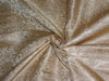 Pure Silk Brocade Metallic Gold &amp; Gold Colour 44" wide BRO294[3]