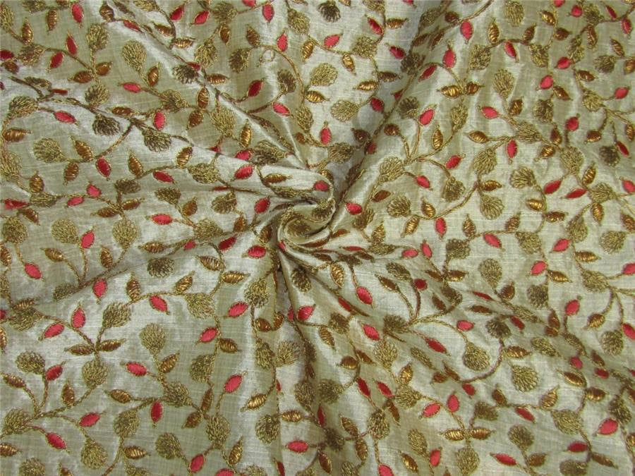 Intricate embroidered fabric SINGLE LENGTH 2.60 YD BRO651[2]