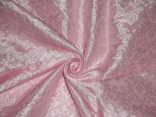 BROCADE FABRIC Baby Pink color 44" wide BRO246[2]