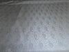 Brocade Fabric white x metalic silver color 44" wide paisleys BRO382[1]