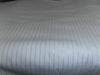 White cotton fabric with Silver color stripe lurex weave 44&quot; by the yard