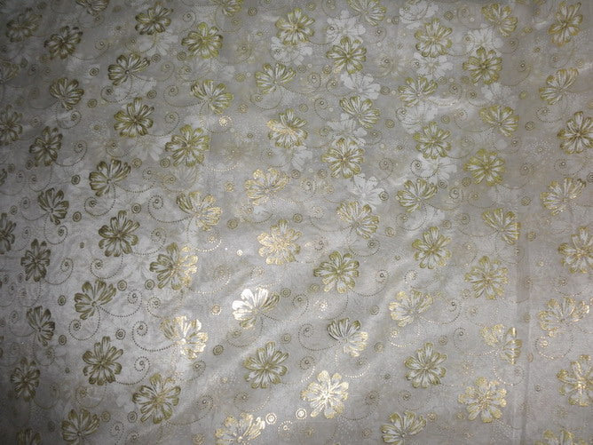 polyester tissue gold foil printed-stiff finish