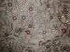 brocade fabric with heavy multi colour embroidery