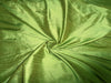 100% Pure SILK Dupioni FABRIC Grass green colour 54&quot; wide with slubs*MM12[12]