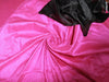 100% Pure SILK Dupioni FABRIC fluorescent pink colour 54&quot; wide with slubs**