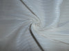 superfine white cotton dobby/ jacquard fabric 58&quot; wide - gold mettalic stripe