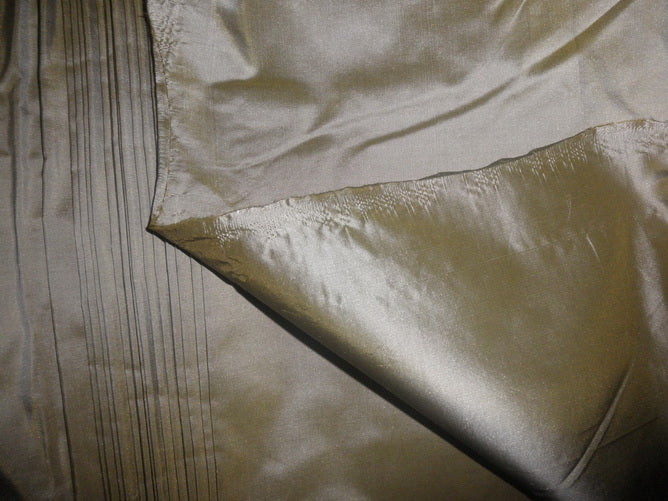 100% Pure SILK TAFFETA FABRIC celery colour 54&quot; WIDE TAF189