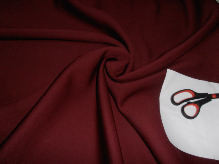 Dark Marron neoprene/ scuba Thick Fabric ~ 59&quot; wide[7734]