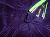 100% Micro Velvet Bright Purple Fabric ~ 44&quot; wide [7636]