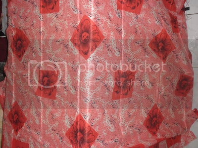 Printed voile fabric 44&quot;x66&quot;