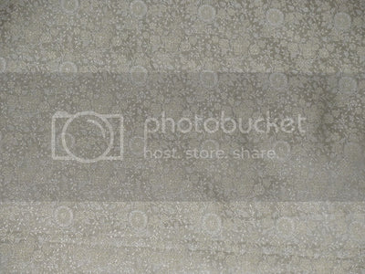 Silk Brocade fabric Cream Colour 44" wide