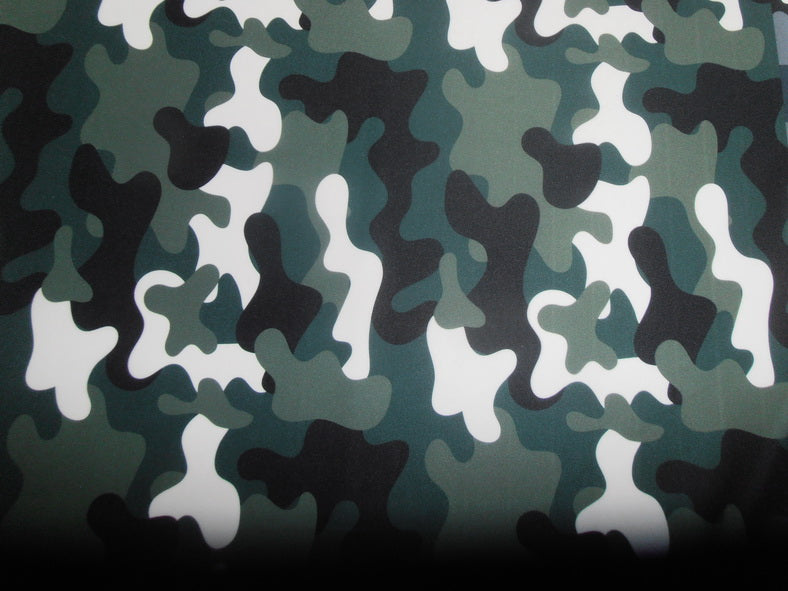 camouflage print Scuba Knit fabric 59&quot; wide- for fashion wear