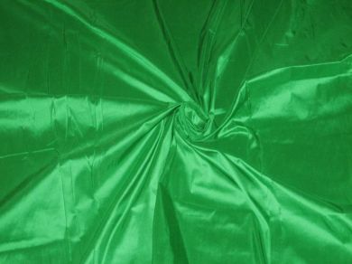 silk dupioni silk 54&quot; wide Parrot Green colour