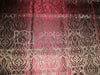 Spun Brocade Fabric Metallic Gold & Deep Red color 44" wide BRO228[5]