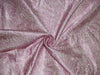 Pure SILK BROCADE FABRIC Ivory Cream & Pink colour 44" wide BRO230[5]