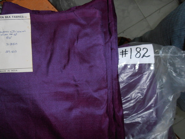 SILK Dupioni FABRIC~ dark purple x black 54 inches wide DUP182[2]