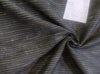 Art Tussar Silk x Gicha Dark Grey with Gold Stripes 44&quot; Wide [10956]