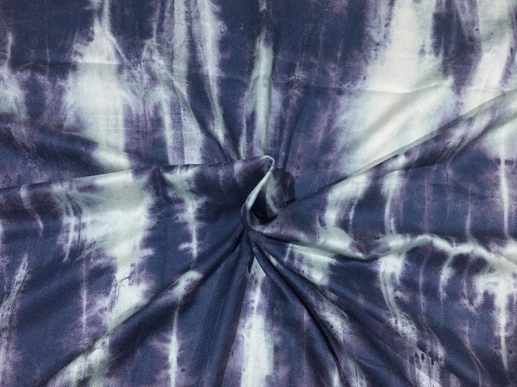 Tencel Dobby Tie Dye Black X Grey [marble] color Print ~ 58&quot; wide