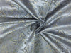 Brocade fabric silver grey x gold Jacquard color 60" wide BRO779[3]