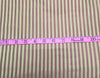 100% Pure Silk TAFETTA Fabric pinkish brown and gold color stripe 54&quot; wide by the yard TAFS166[2]