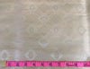 Silk Brocade fabric cream x metallic silver color 44" wide BRO788[2]