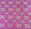 Silk Brocade fabric pink, purple x metallic silver color 44" wide BRO788[3]