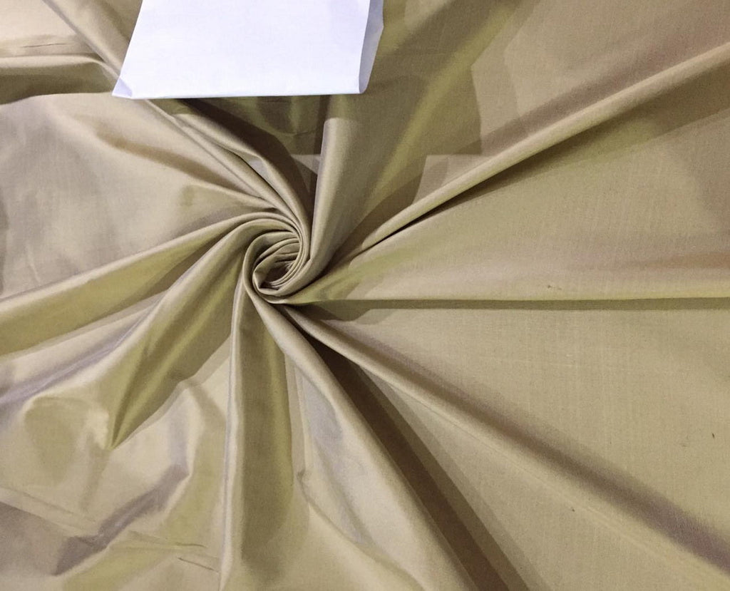 100% Pure silk dupion fabric gold dust color 54" wide DUP336[2]