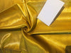 Silk Brocade fabric gold x metallic silver color 44" wide BRO770[4]