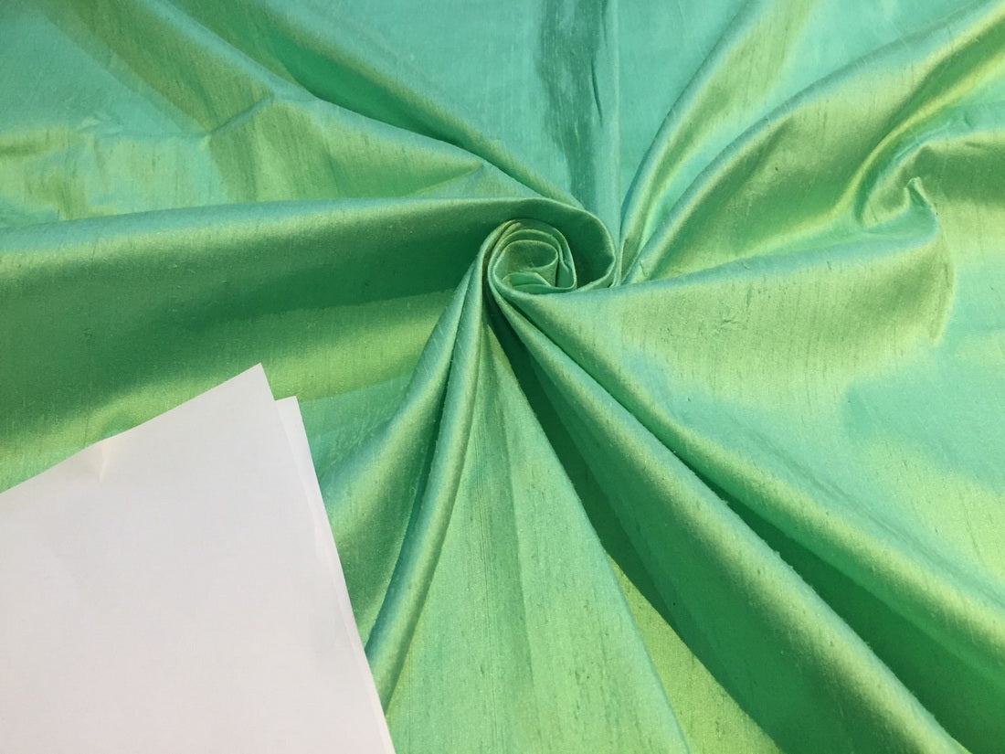 100% Pure silk dupion green 54" wide MM103[1]/DUP336[3]