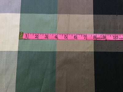 Gorgeous Silk Dupioni Multi Colour Plaids ~ 54&quot; wide