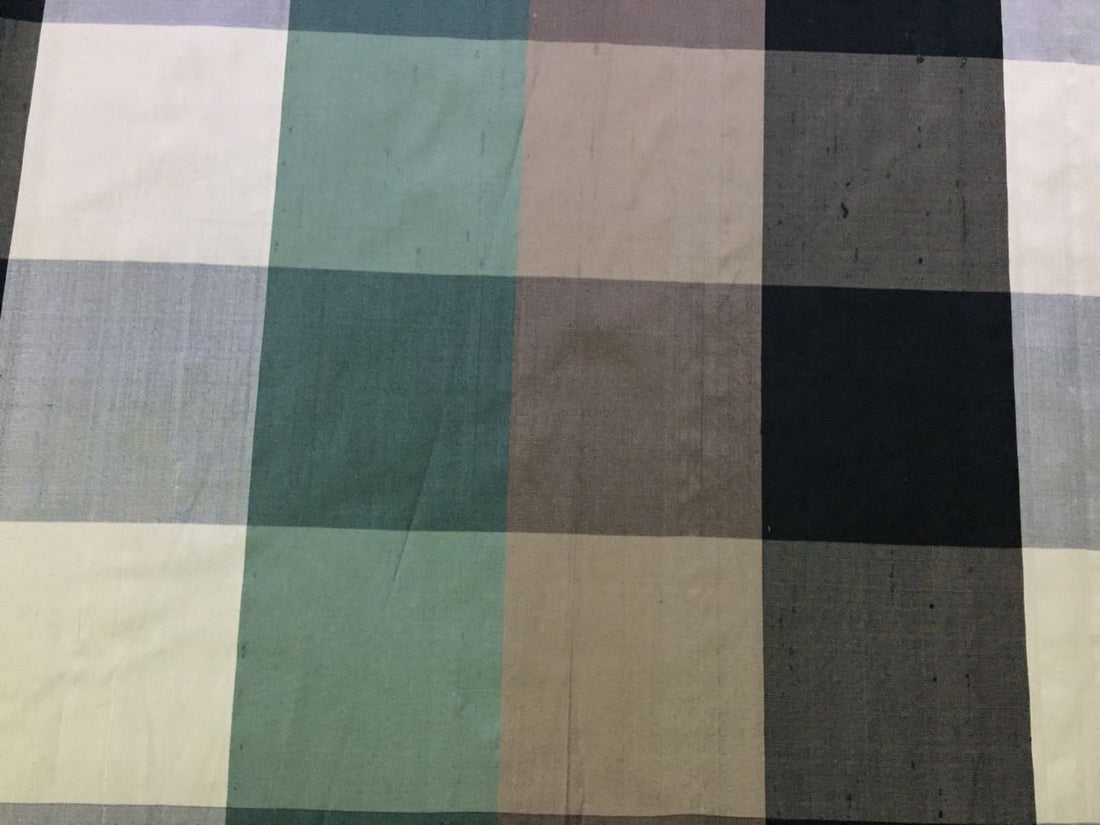 Gorgeous Silk Dupioni Multi Colour Plaids ~ 54&quot; wide