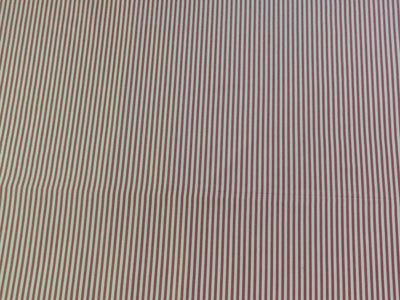 100% silk TAFETTA stripes red and ivory 54&quot; wide.