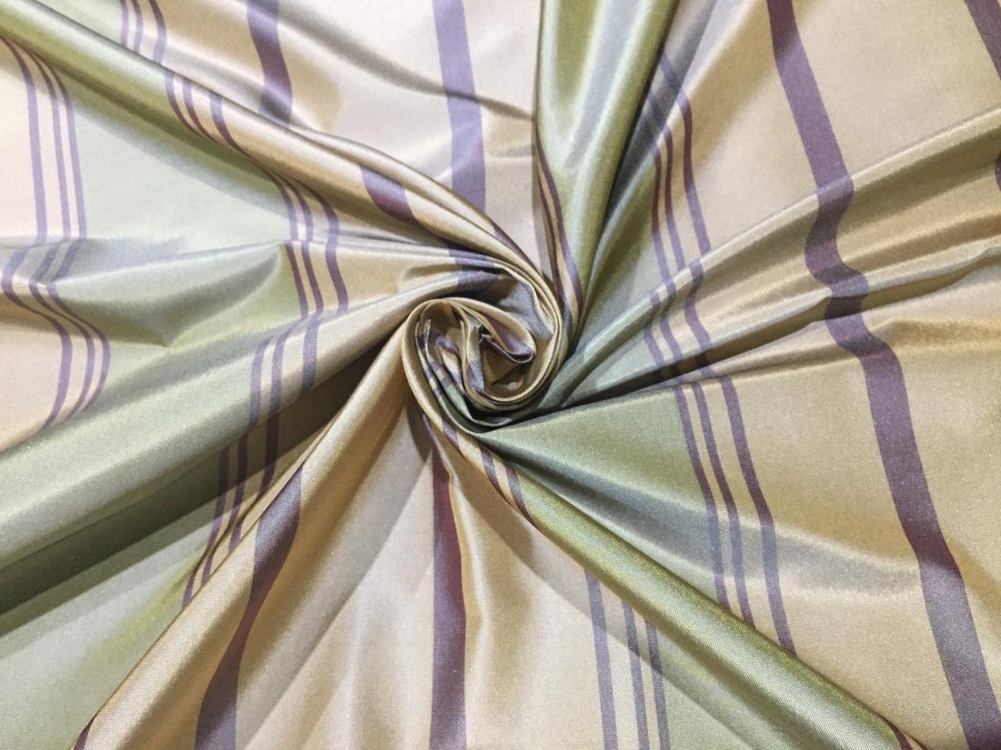 silk taffeta new stripes -CHAMPAGNE/ blue stripesTAFS27[2]