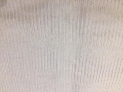 silk organza self stripe ivory 44&quot; wide [11327]