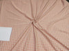 RAYON PINK X IVORY BEIGE PLAIDS PRINT 58" WIDE