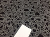 Grey Laser-Cut Scuba Knit Fabric ~ 60 inch wide