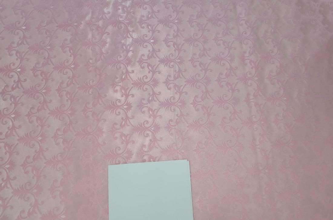 Silk Brocade fabric pink color 58" wide BRO801[4]