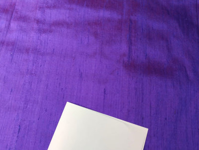 SILK Dupioni FABRIC red x royal blue Shot [ purple iridescent ] 54&quot; wide