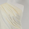 Cream Scuba Crepe Stretch Jersey Knit Dress for fashion wear fabric 58&quot; wide[8406]