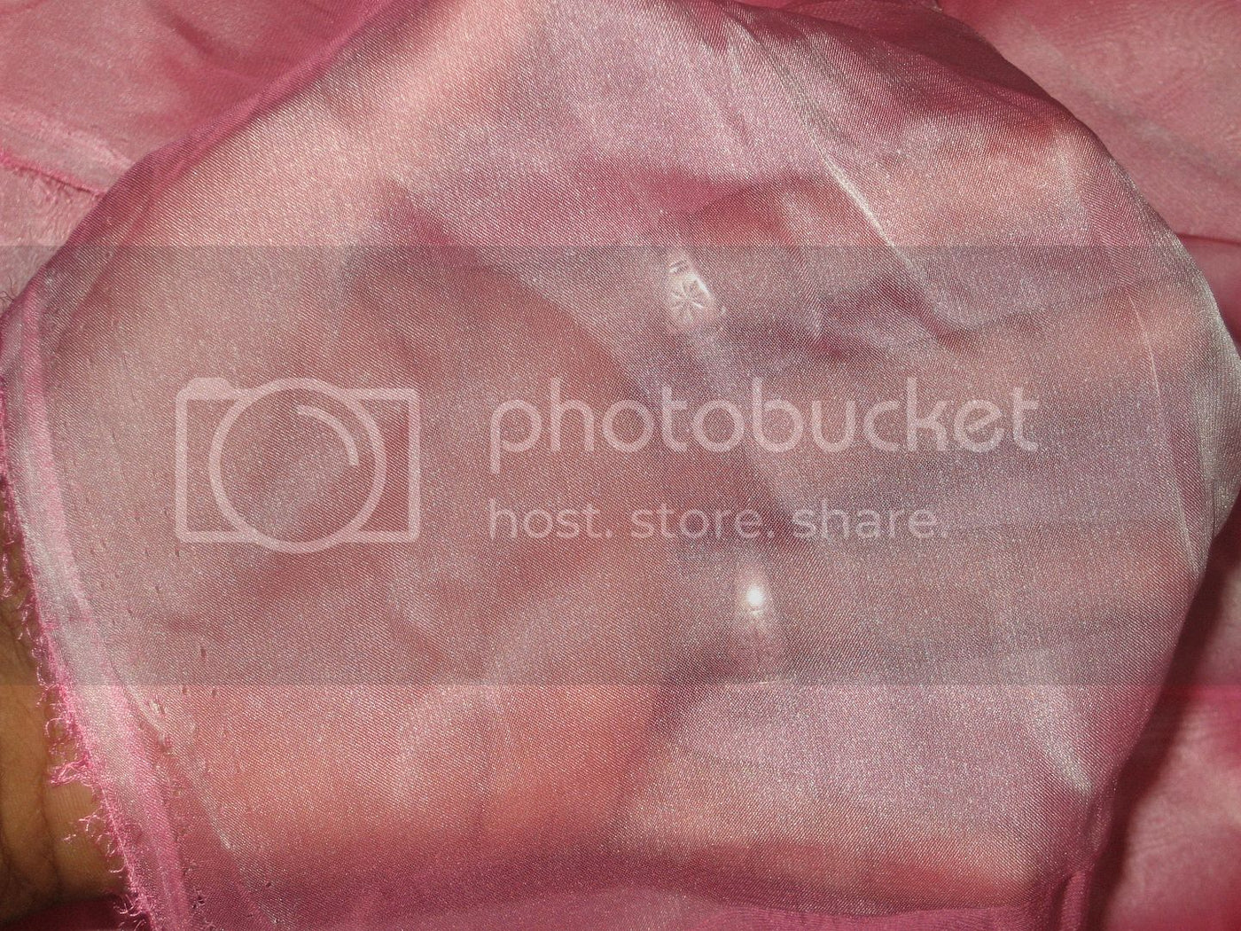 POLYESTER GEORGETTE FABRIC Pink color 44&quot;
