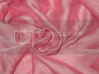 POLYESTER GEORGETTE FABRIC Pink color 44&quot;