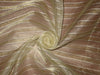 Ivory &amp; Gold silk organza fabric with Jacquard