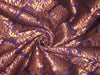Silk Brocade Fabric Purple,Pink &amp; Metallic Gold color BRO191[3]