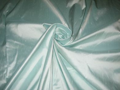 silk dupioni silk 54&quot; -Light Sea Green colour