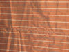 Rust colour striped dupioni silk dupioni silk 54