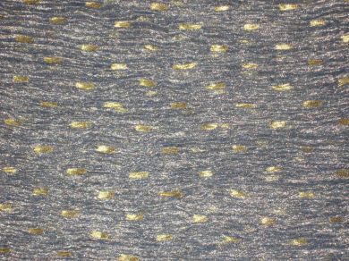 36 INCHES WIDE~ GOLD dark blue colour