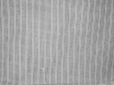 Pure White Cotton Organdy Dimity Stripes~Width 44